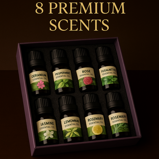 Aromara Essential Oil Gift Set - 8 Scents